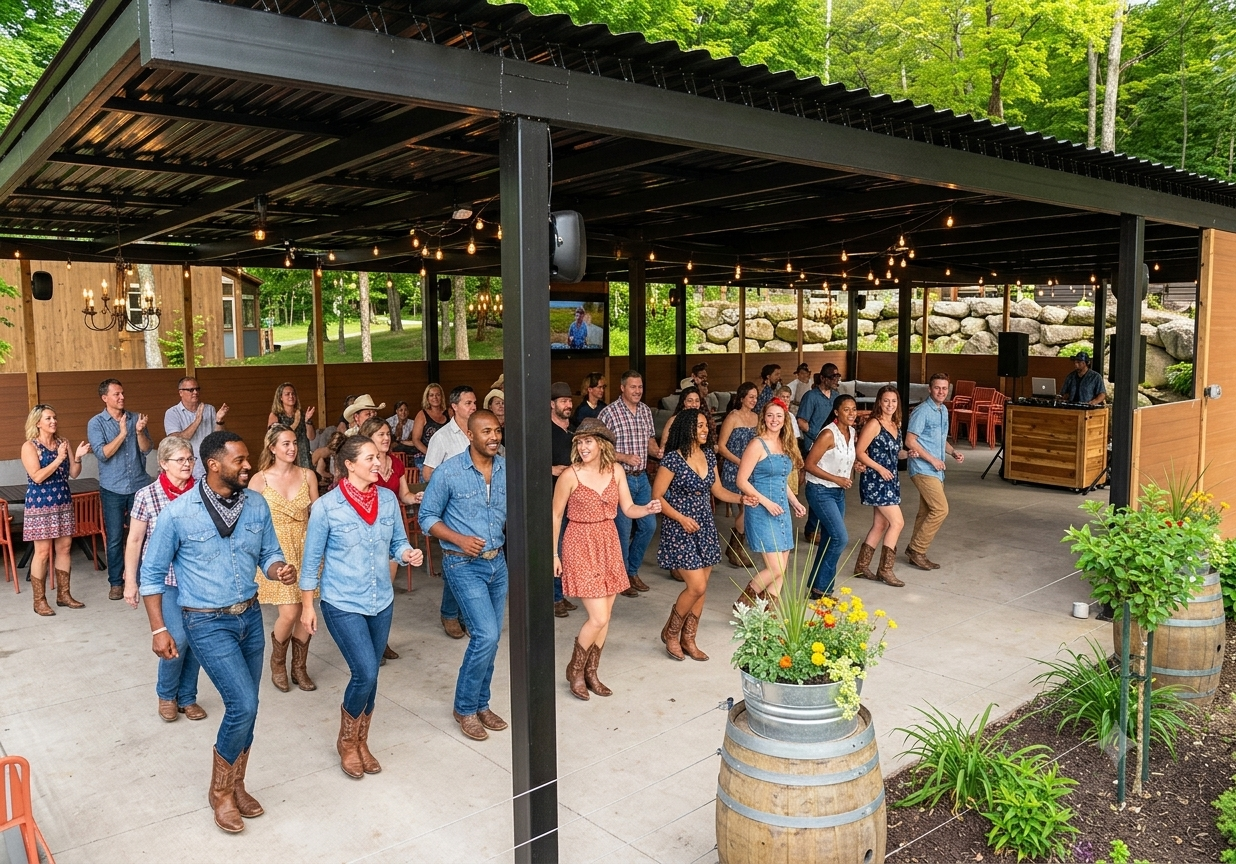 
                  
                    Soirée de danse Country Pop au Vignoble Coteau des Artisans
                  
                